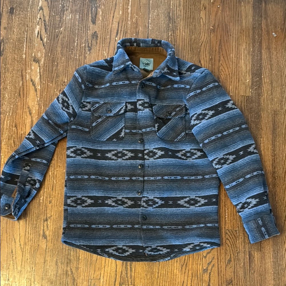 Blue Patterned Jacket